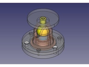 xiaomi pir movimento sensor staffa Aqara montaggio 3d print model - Mito3D