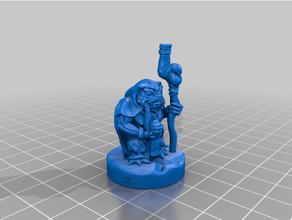 swamp shaman 28mm mini support free 28mmscale miniature miniatures 3dprintable amphibian dnd prop dungeon dungeons dragons forest frog frostgrave mage magic monk supports pathfinder rpg roleplaying game sorcerer supportless tabletop games gaming toad witch wizard 3d print model - Mito3D