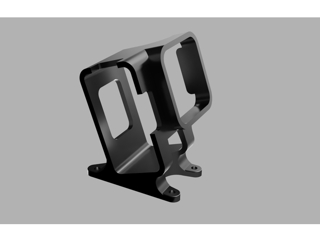 apex gopro 8 mount 20 + 25 degree fpv camera impulserc 3D print model - Mito3D