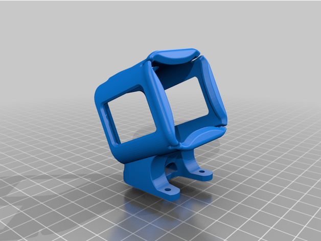 hyperlite glide gopro session 5 mount fpv camera 3D print model - Mito3D