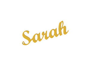 sarah cadeau marque boucle Noël noms srah emballage 3d print model - Mito3D