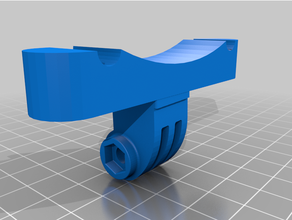 chasing m2 gopro rail mount 3d print model - Mito3D