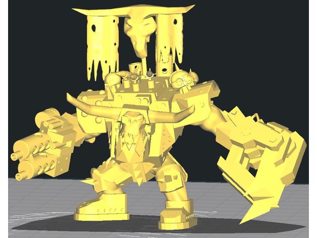 waaaghboss refinado 3D print model - Mito3D