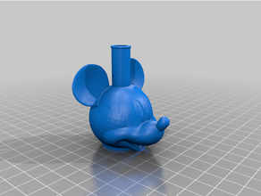 Mickey chicha embout buccal souris Souris embouchure 3d print model - Mito3D