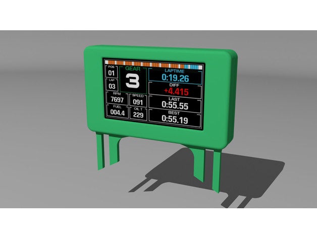 sim-lab sim dash mount p1-x simdash simlab simracing 3D print model - Mito3D