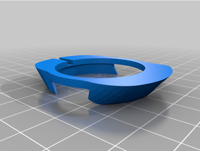 aero k edge ayırıcı garmin binmek 3d print model - Mito3D