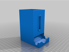 aa battery dispenser holder wall mount 3d print model - Mito3D