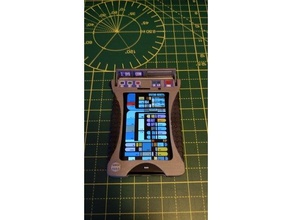 Estrela caminhada Nêmesis tricorder Palma phone cosplay suporte 3d print model - Mito3D