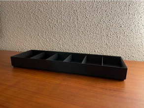istiflenebilir organizatör temel Kutu kutuları durum kılıf kapatma muhafaza istifleme depolama tepsi 3d print model - Mito3D
