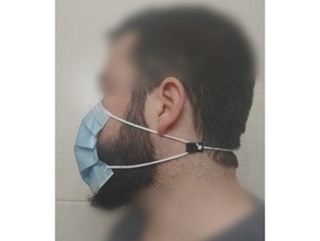 neck clip mask coronavirus face covid covid-19 covid19 covidmask facemask masque surgical 3d print model - Mito3D