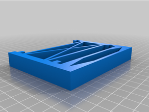 hard wood floor organizer bracket desk 3d print model - Mito3D