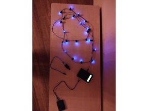programmable christmas tree lights 3d print model - Mito3D