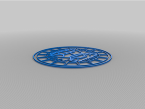 bt loghi americano mecha cresta logo 3d print model - Mito3D