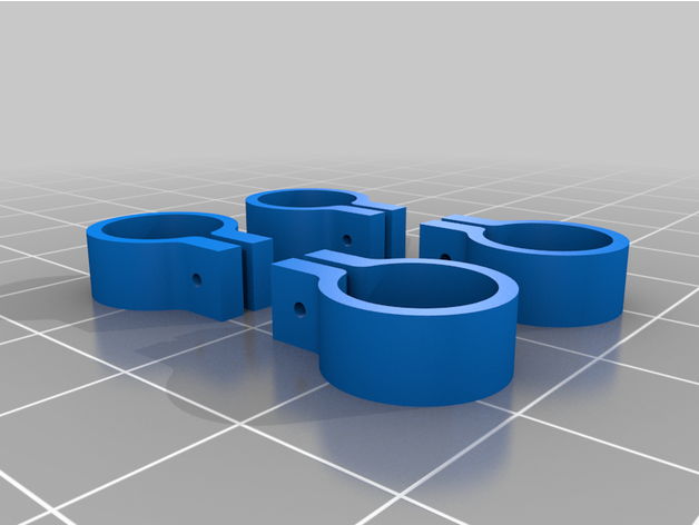 mini v1 pro shock spring clamp 3D print model - Mito3D