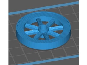 roue charette 3d print model - Mito3D