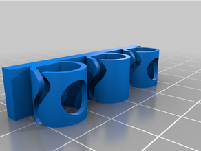 simple cable manager 3d print model - Mito3D