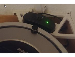 roomba amarrage gare support robot 3d print model - Mito3D