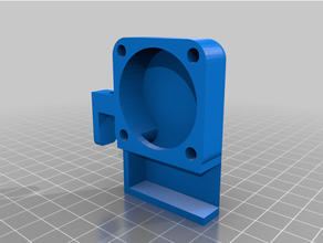 fan duct ender 3 pro bltouch noctua fans 3d print model - Mito3D
