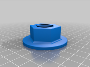 ecrou mitigeur baignoire nut 3d print model - Mito3D
