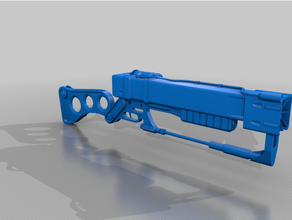 fallout laser rifle 3d print model - Mito3D