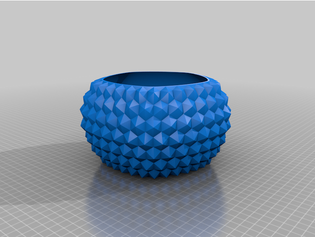 diamondbowl4 çanak konteyner 3D print model - Mito3D