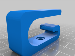 cable clip - vesa hole countersunk 3d print model - Mito3D