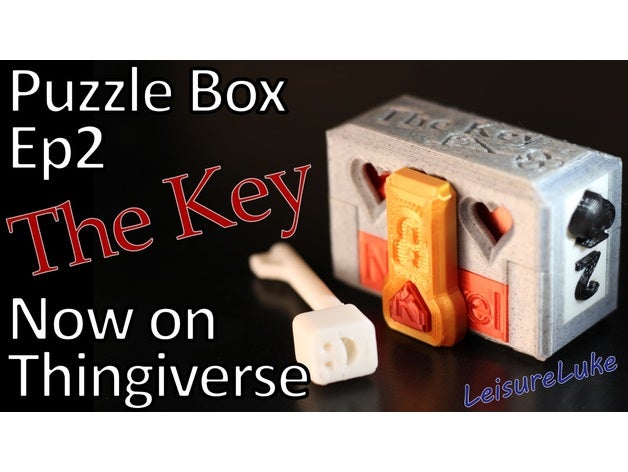 clé puzzle boîte 2020 2021 Chris Ramsay Créatif conçu cadeau impossible loquet loisir Luke niveau 10 3D print model - Mito3D
