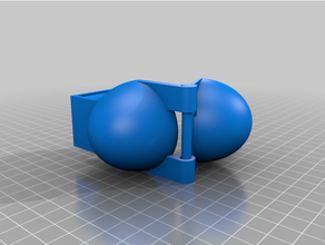 egg holster 3d print model - Mito3D