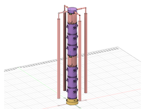 pasif dikey hidroponik kule kendin yap 3d print model - Mito3D