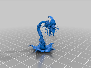 Echinops Hexer 3 Dungeons Drachen Miniatur 3d print model - Mito3D