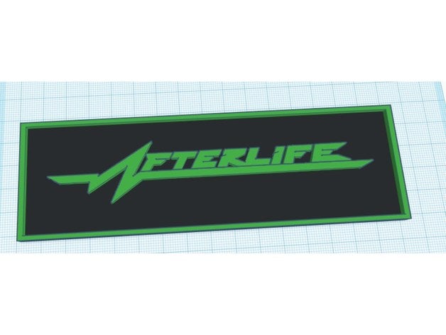 afterlife sign cyberpunk 2077 3D print model - Mito3D