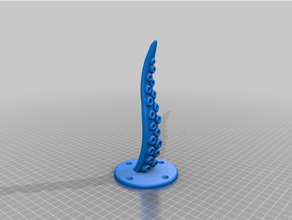 tentacle holder coat hanger hook toilet paper 3d print model - Mito3D