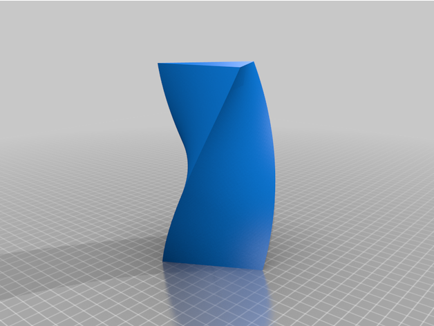 moderno vaso espiral espiralizado modo 3D print model - Mito3D