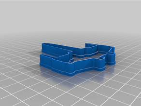 wing cookie cutter cuttur 3d print model - Mito3D