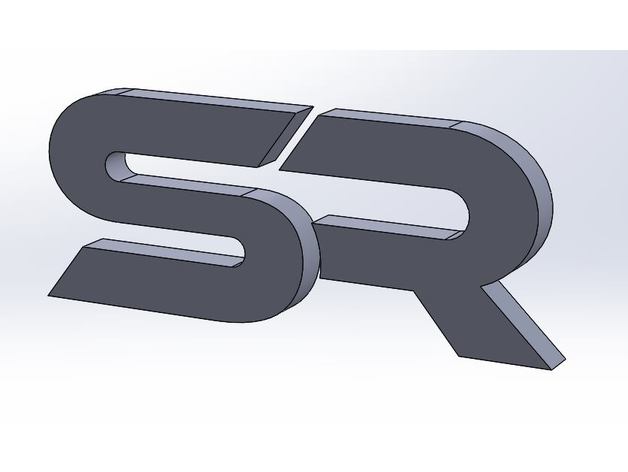 sr logo 3d 3D print model - Mito3D