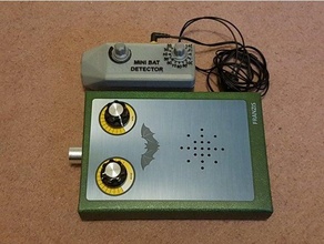 mini pipistrello rivelatore Astuccio guaina Audio pipistrelli batteria haynes 3d print model - Mito3D