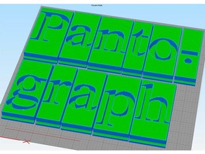 letters matthias wandel pantograph 3d print model - Mito3D