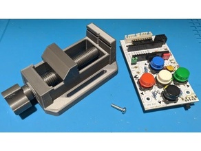 vise escornabot pcb mounting holder jaws 3d print model - Mito3D