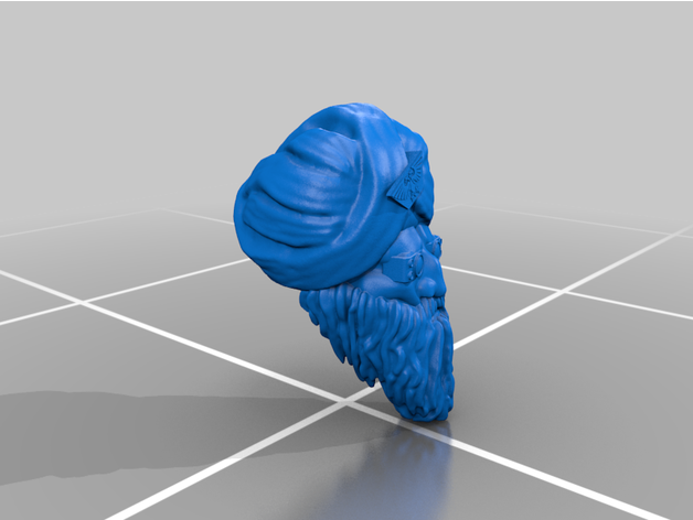 dastar cabezas og 3D print model - Mito3D