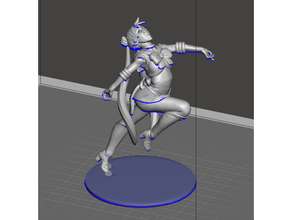 lua marinheiro remixar suporte 3d print model - Mito3D