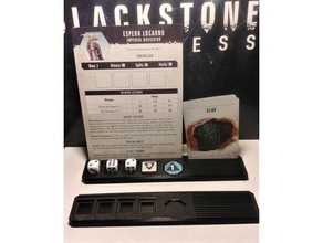 piedra negra fortaleza jugador bandeja accesorio 3d print model - Mito3D