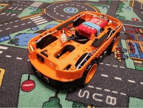 sambucca châssis niveau 1 Puissance 4wd arduino voiture DIY électronique rc Véhicules robot robotique véhicule trousse 3d print model - Mito3D