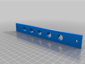 simple key holder rack keyring 3d print model - Mito3D