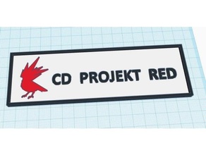 cd konfirm rot Zeichen Cyberpunk 2077 3d print model - Mito3D