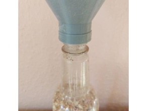 fast flow bird seed funnel bottle opener 3d print model - Mito3D