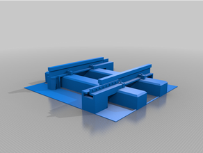 bachmann compatible calibre Derecho pista 3d print model - Mito3D