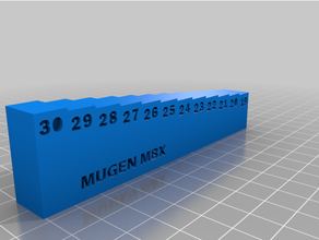 mesureur taille Mugen mbx balade 3d print model - Mito3D