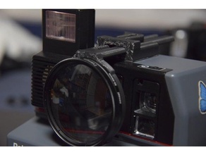 impulse modkit mk3 lens attachment thread polaroid 49mm 55mm camera filter holder macro photography 600 3d print model - Mito3D