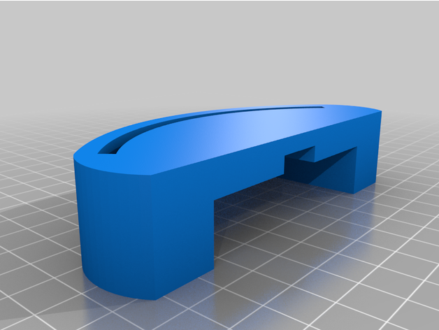 curved lithophane holder 3D print model - Mito3D