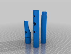 tin whistle 3d print model - Mito3D